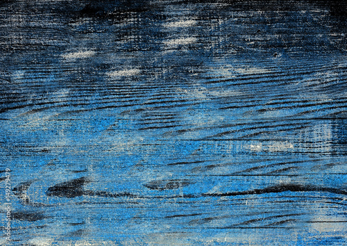 The old blue wood texture with natural patterns.