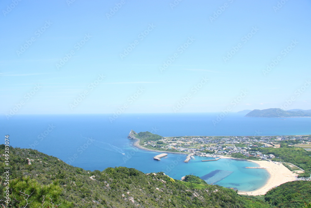 Obraz premium 青の景色