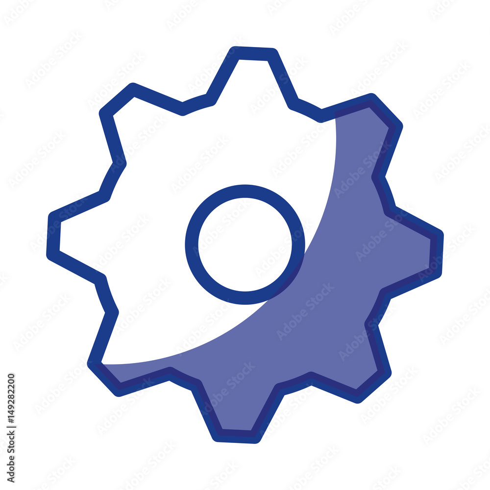 Gear machinery piece icon vector illustration graphic design Gear machinery piece icon vector illustration graphic design