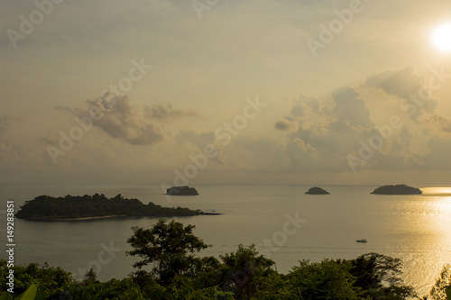 This image is a Koh Chang view point, Tart, Thailand
