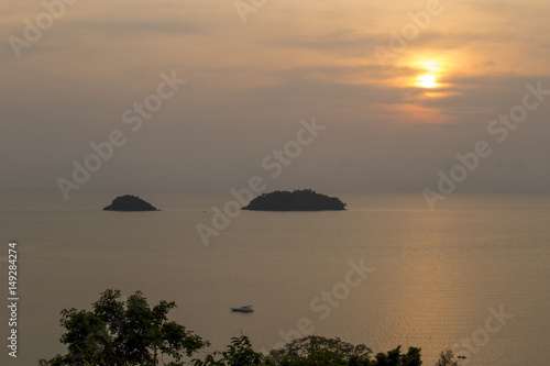 This image is a Koh Chang view point, Tart, Thailand