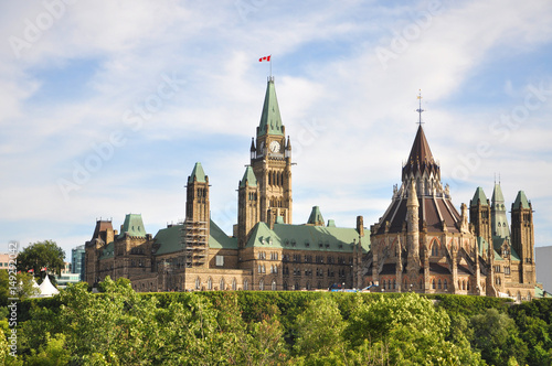 Parliament Buildings and Library, Ottawa, Ontario, Canada.