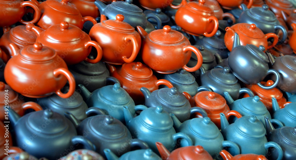Foto de Chinese teapots do Stock Adobe Stock