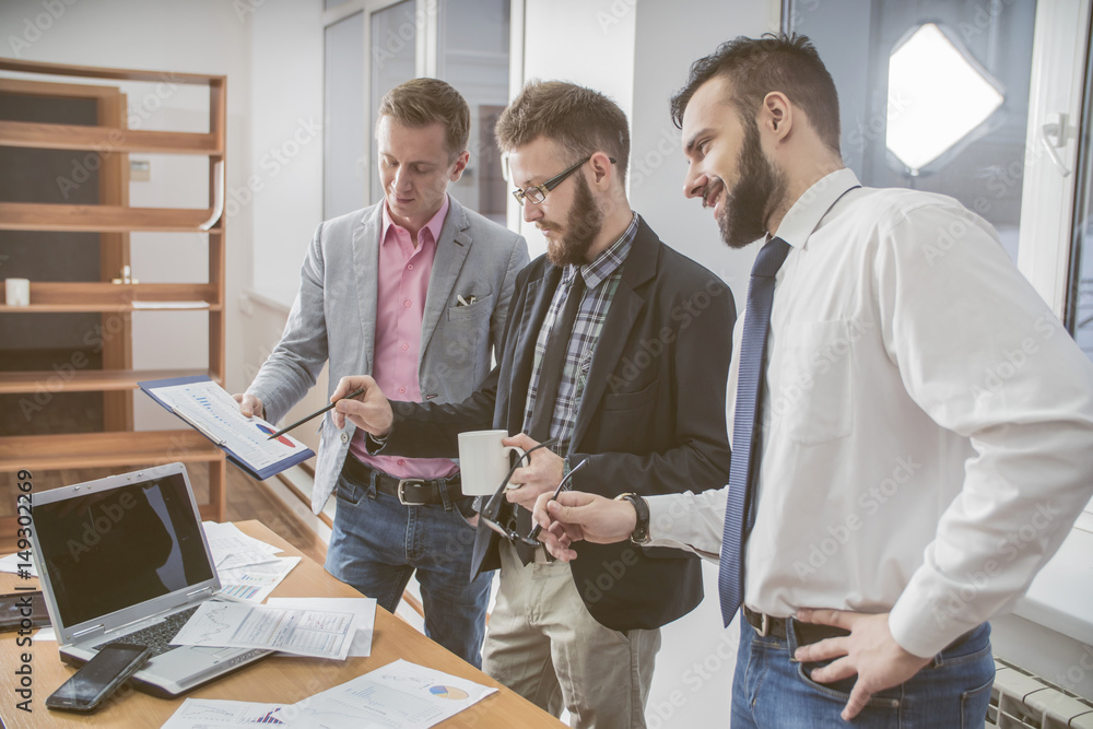 team of young business startups is working on a project
team of young business startups is working on a project