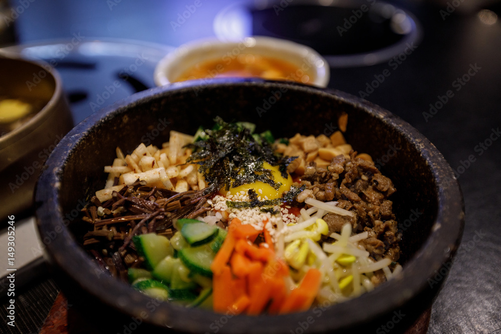 Bibimbap korean food Bibimbap korean food