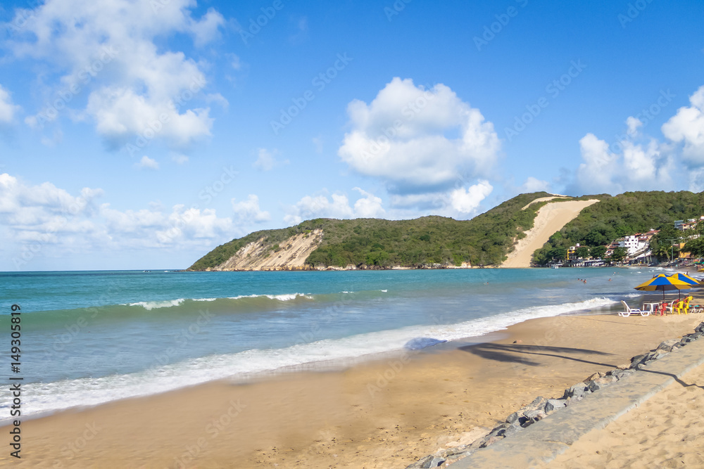 Ponta Negra Beach and Morro do Careca - Natal, Rio Grande do Norte, Brazil