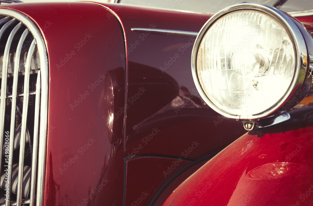 headlight vintage cars