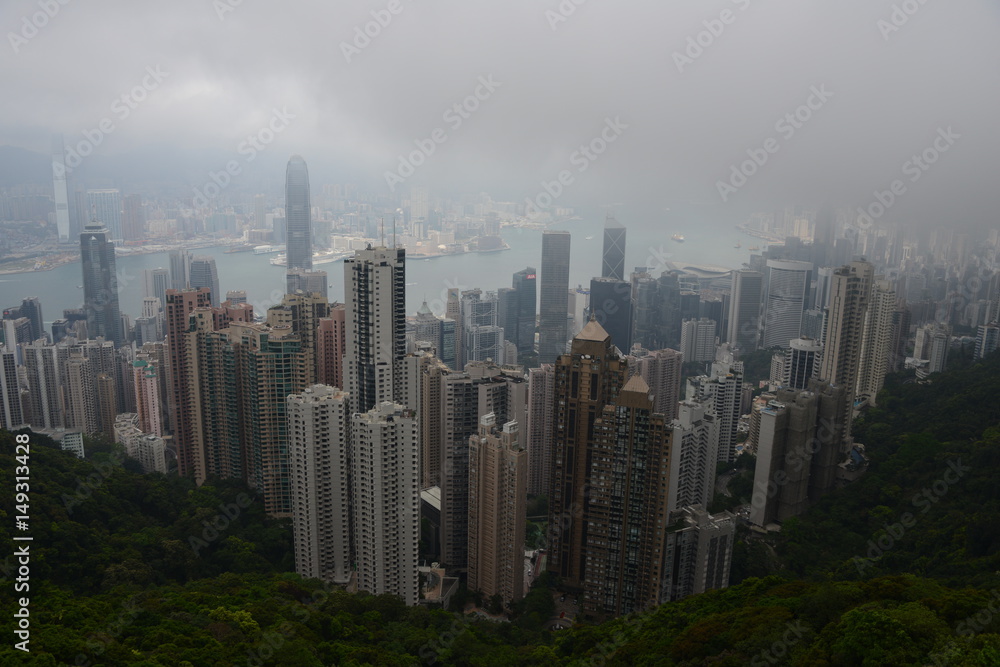 Hongkong von oben Hongkong von oben