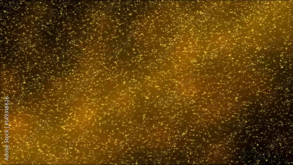 Colorful Stardust Particles Animation - Loop Golden Colorful Stardust Particles Animation - Loop Golden