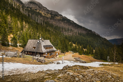 Obraz na płótnie Hala Kondratowa valley in Tatra mountains, Poland w salonie
