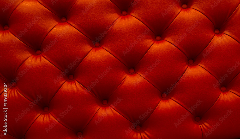 Red color sofa texture Red color sofa texture