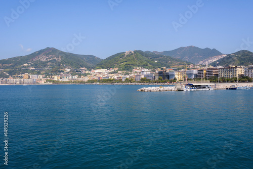 View of Salerno coastline