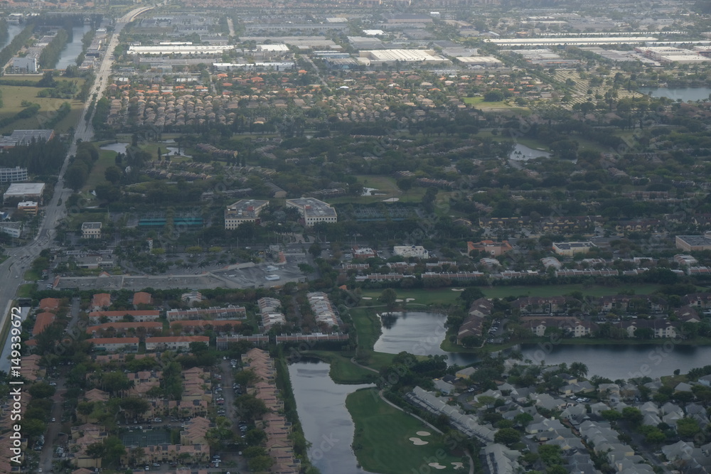 Landing at Miami International Airport