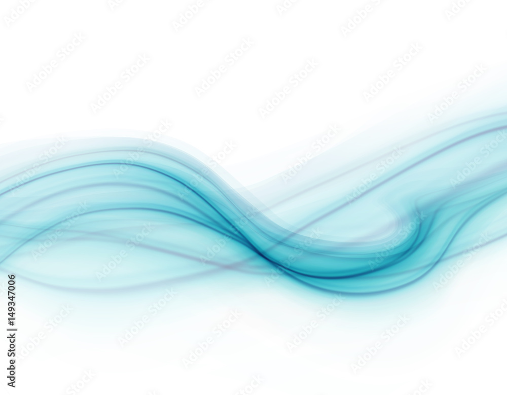 Blue and white modern futuristic background with abstract waves Blue and white modern futuristic background with abstract waves