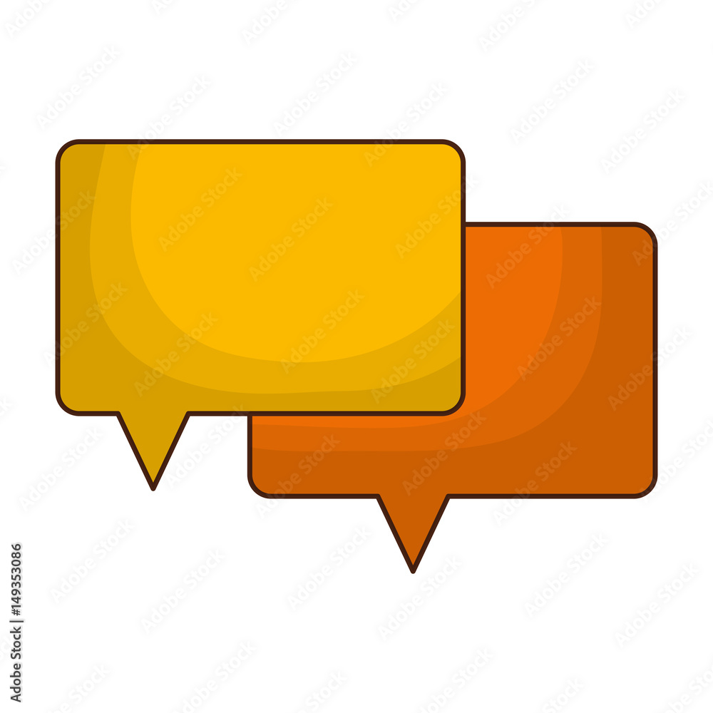 speech bubble icon over white background. vector illustration speech bubble icon over white background. vector illustration