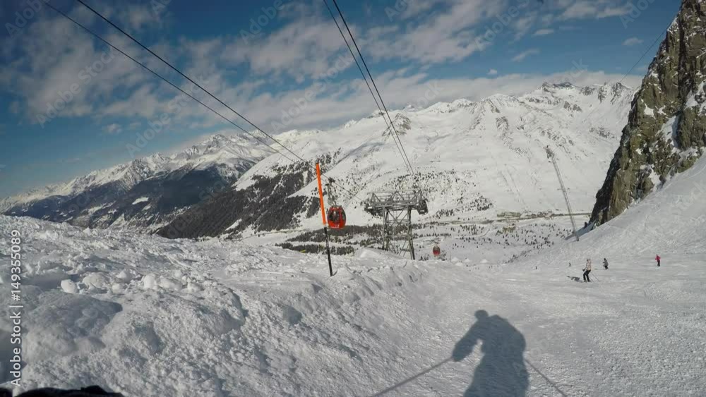 Skiing through the eyes of the skier.
Stabilized track record of skiing in a beautiful resort in Europe. Skiing through the eyes of the skier.
Stabilized track record of skiing in a beautiful resort in Europe.