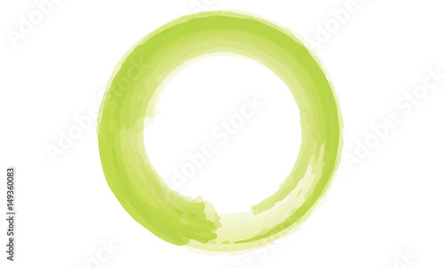 Lime green circle enso
