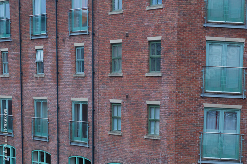 Brickwall facade in england