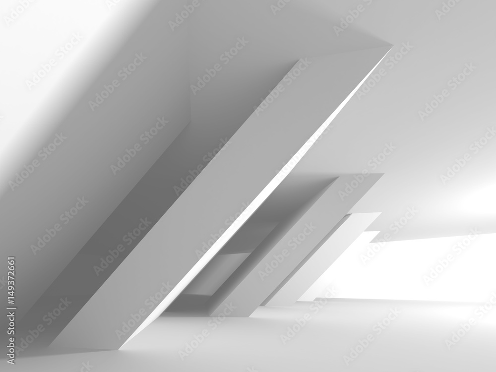 Abstract Modern White Architecture Background Abstract Modern White Architecture Background