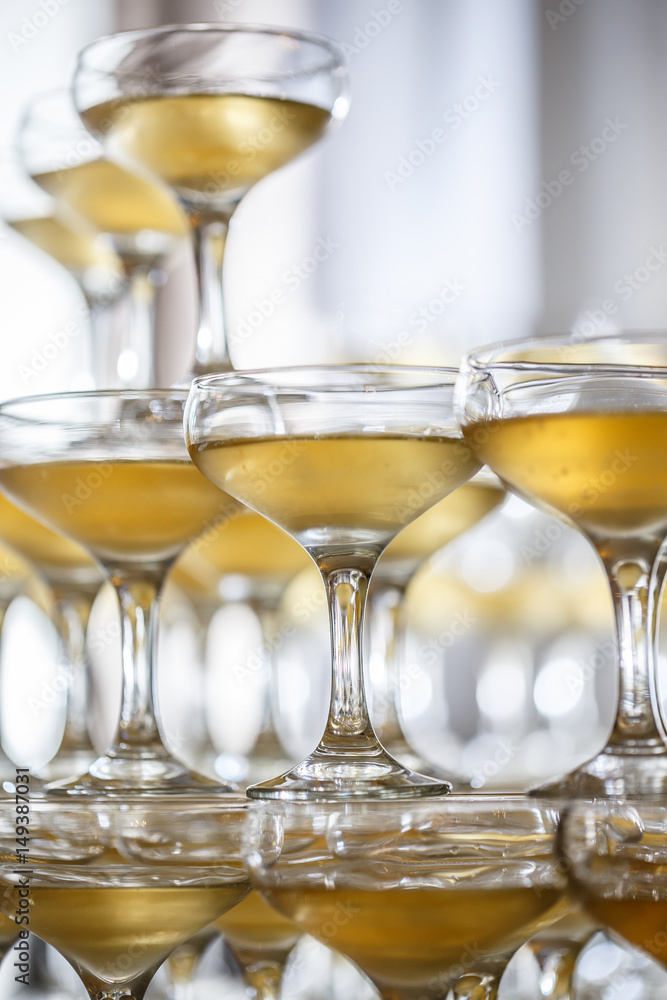 Glasses of champagne Glasses of champagne
