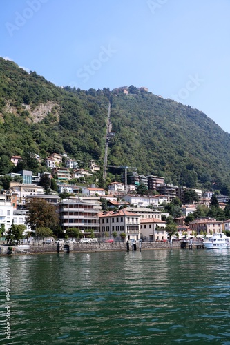 Como at Lake Como, Lombardy Italy 