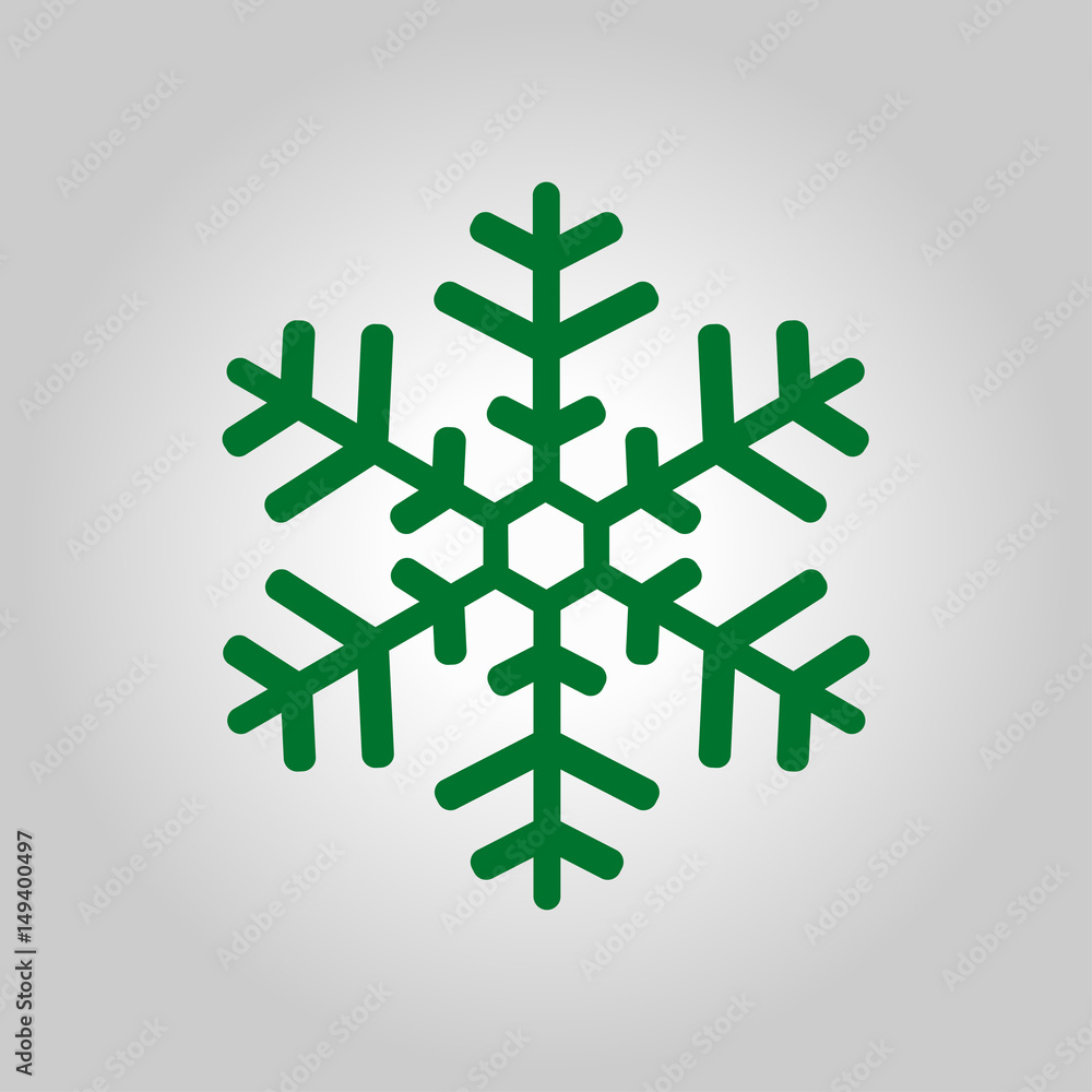 Snowflake icon. New Year decoration. All to celebrate the New Year and Christmas. Snowflake icon. New Year decoration. All to celebrate the New Year and Christmas.