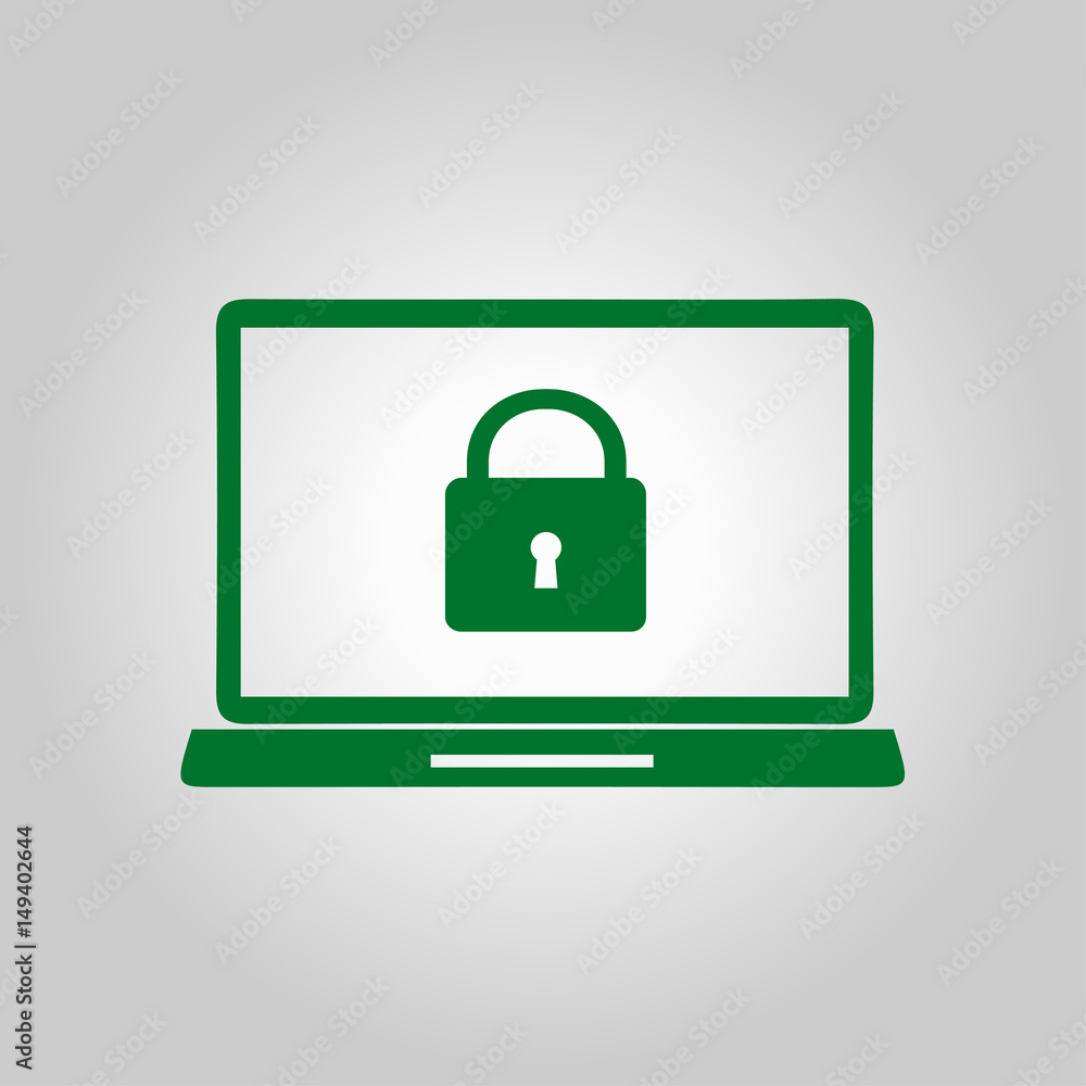 Internet security concept icon. Identification and protection symbol. Internet security concept icon. Identification and protection symbol.