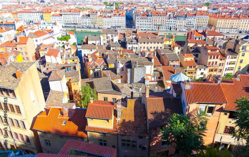 Lyon, rooftops