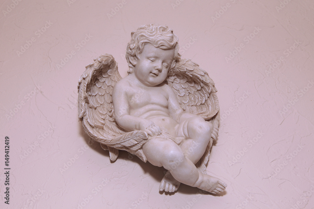 Sleeping angel with wings Sleeping angel with wings