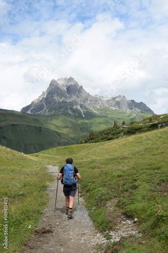 Wanderer am Widderstein