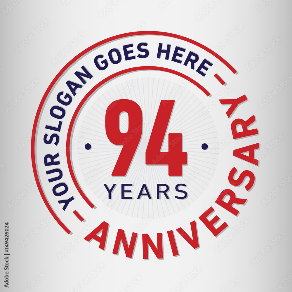 years anniversary logo template. Vector and illustration.