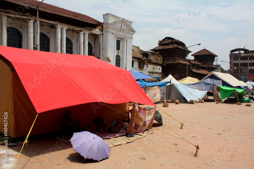 Disaster Relief Tents (in Durbar Square after 2015 Nepal Earthquake)