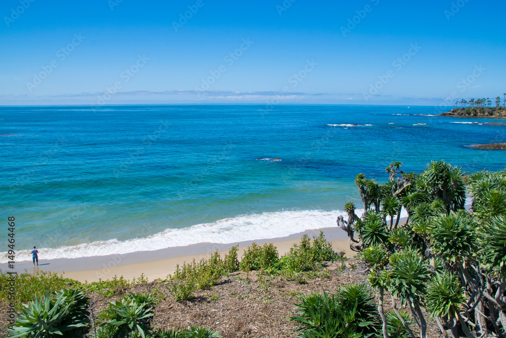Laguna Beach Coastline in Orange County, California 