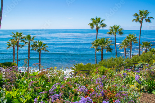 Laguna Beach, Orange County, Southern California Coastline  photo