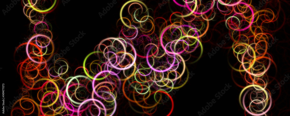 Fantastic elegant circle panorama background design illustration Fantastic elegant circle panorama background design illustration