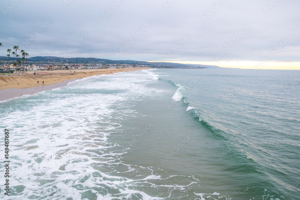 Fototapeta premium Newport Beach, Orange County in Southern California 