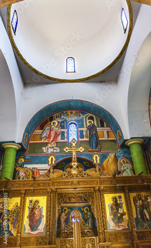 Frescoes Dome Greek Orthodox Church Bethany Beyond Jordan photo