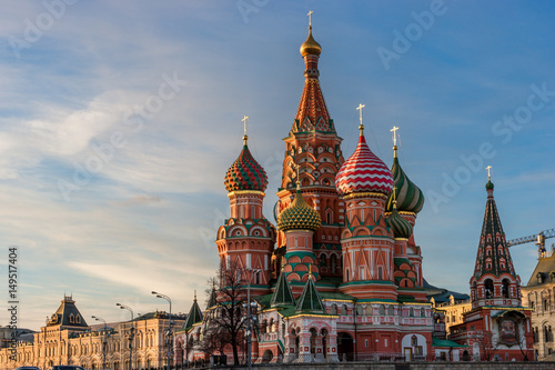 Moscow, Russia,Red square,view of St. Basil's Cathedral