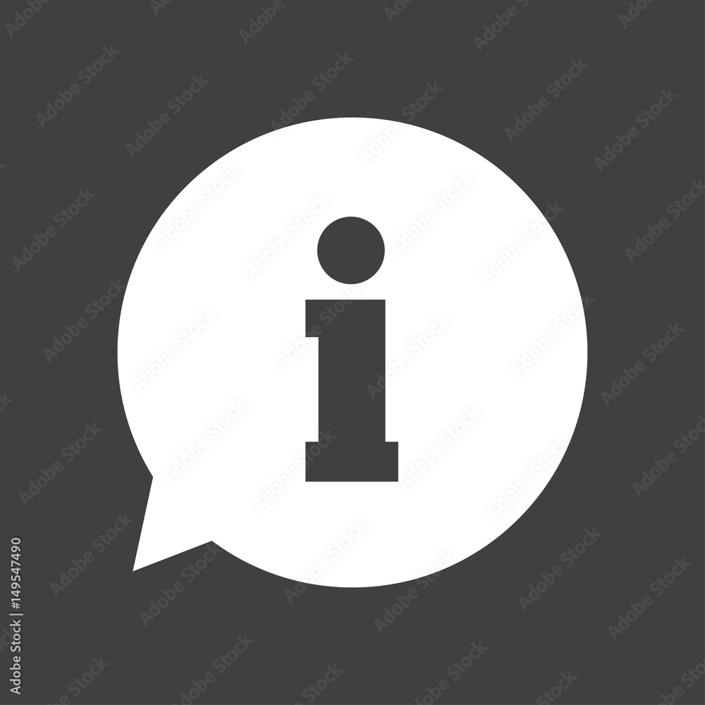Info speech bubble symbol.Flat design style. Info speech bubble symbol.Flat design style.