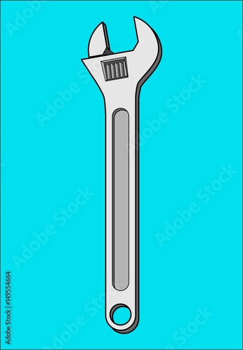WRENCH UNIVERSAL PATTERN
tool for tightening nuts and bolts
