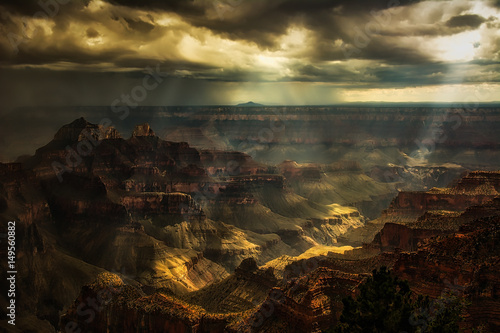 Summer Storm over the Grand Canyon s North Rim