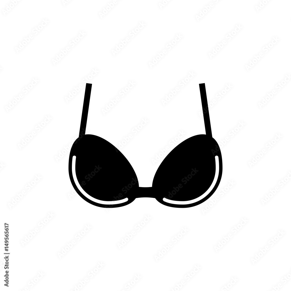 Bra vector icon Bra vector icon