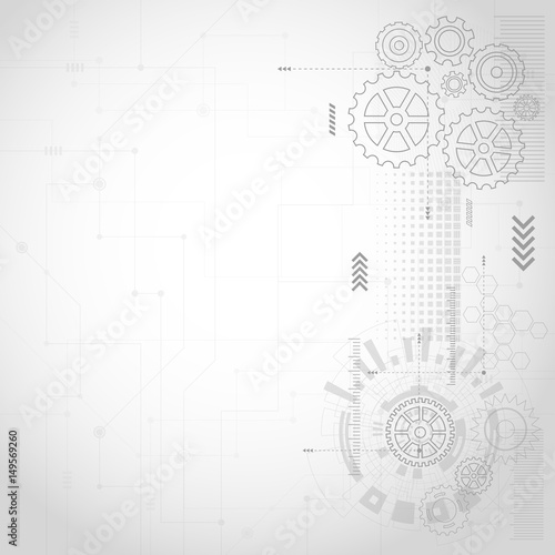 Abstract Technology Background