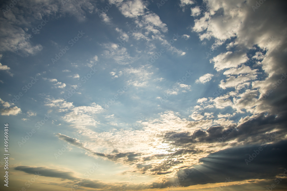 Obraz premium the sky with the dawn