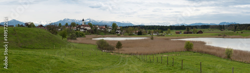 Lakes Osterseen at Iffeldorf , Bavaria, Germany