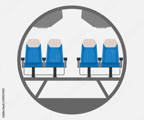 Narrow body Airplane Cross section