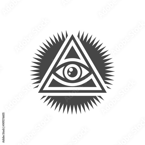 Third eye, All seeing eye - Illustration