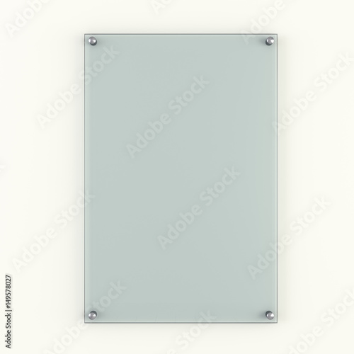 Transparent blank glass plate