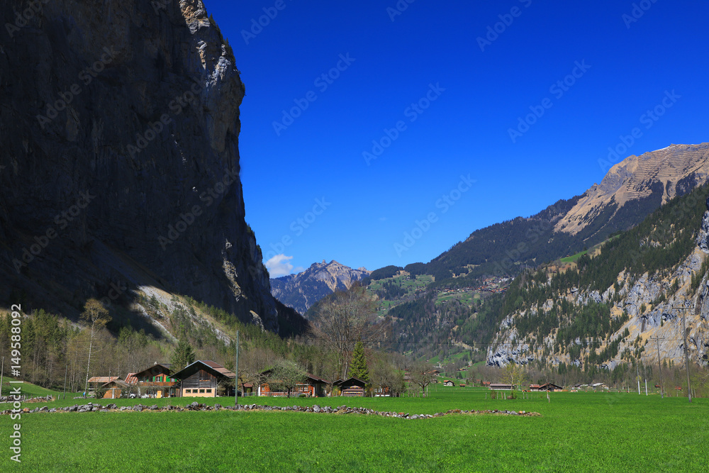 Lauterbrunnen Valley, Switzerland, Europe