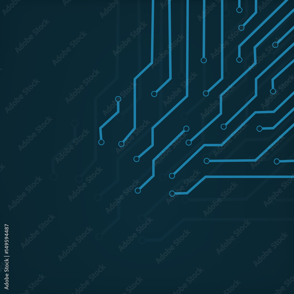 Abstract line technology blue background. Abstract line technology blue background.